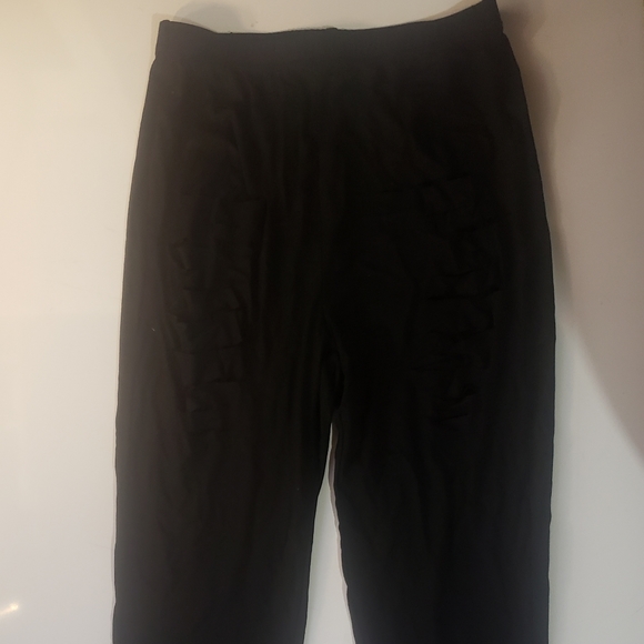 Black denim ripped jeans - Picture 2 of 3